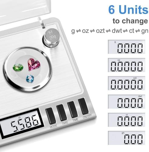 Digital milligram powder scale with accessories — photo 3