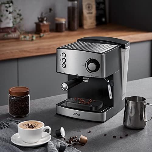 Black mini coffee scale with invisible screen — photo 3