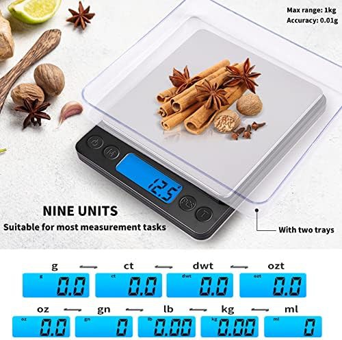 Rechargeable digital gram scale 1000g capacity — photo 5