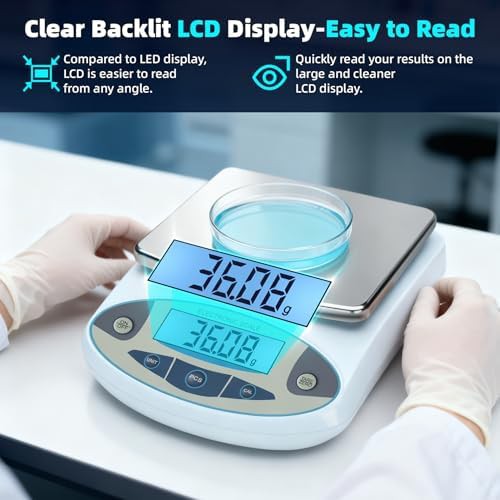 High precision analytical laboratory balance 5000g — photo 5