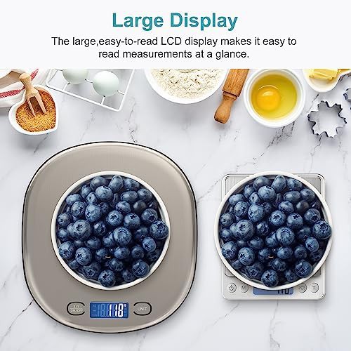 Slim rechargeable baking scale 33lb capacity — photo 3