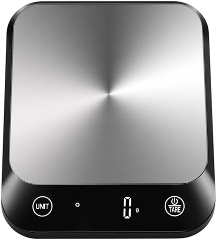 Weight loss black kitchen scale 22lb