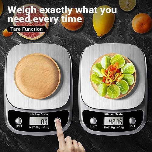 Stainless Steel Digital Weight Scale 3kg — photo 3