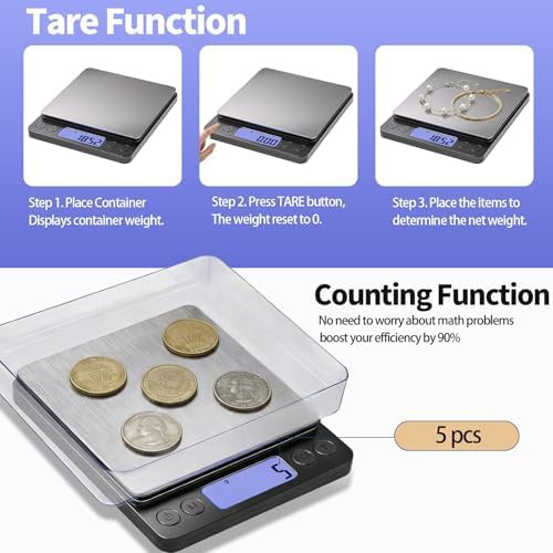 USB rechargeable coin and jewelry scale — photo 3