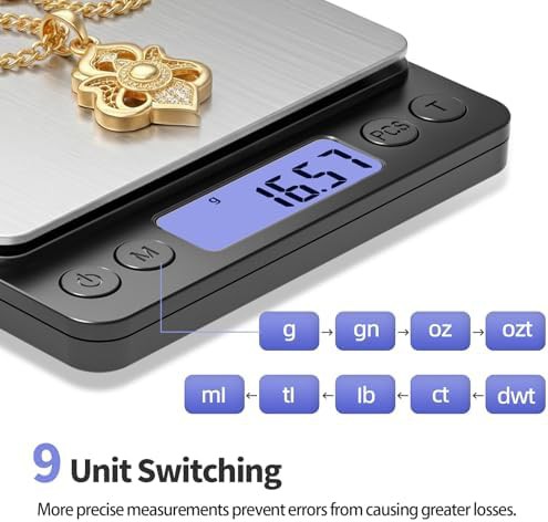 USB rechargeable coin and jewelry scale — photo 4