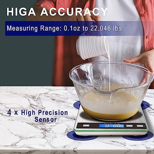 Rechargeable waterproof silver stainless steel food scale — photo 5