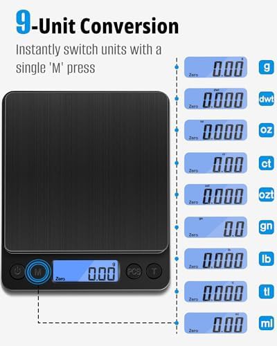 Mini pocket espresso scale with plastic trays — photo 4