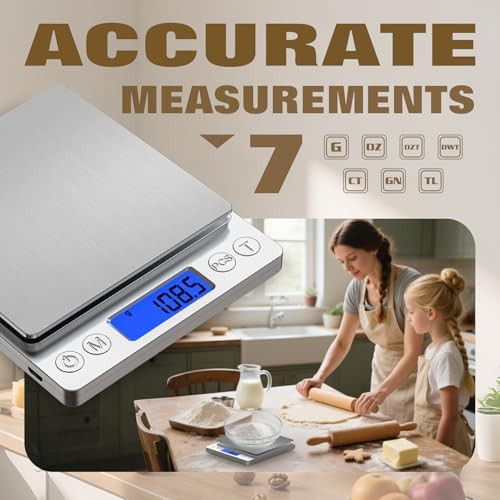 Rechargeable digital scale for sourdough baking — photo 4