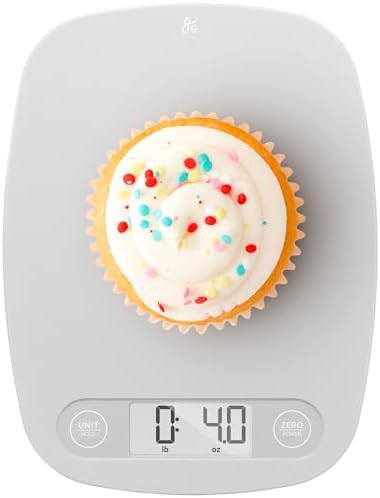 Ash Gray Slim Compact Baking Scale