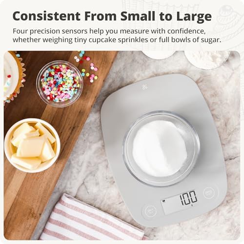 Ash Gray Slim Compact Baking Scale — photo 3