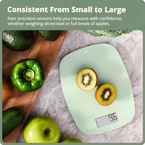 Sage green slim compact baking scale — photo 3