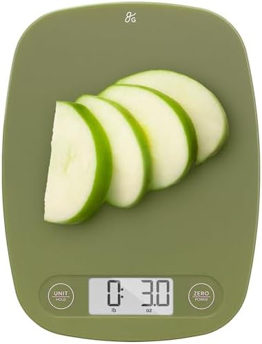 Moss Green Compact Slim Food Scale
