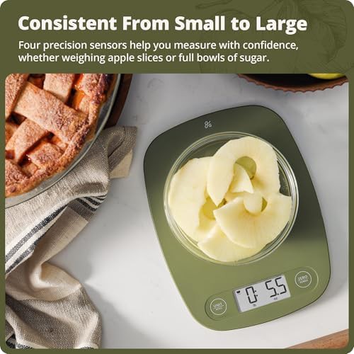 Moss Green Compact Slim Food Scale — photo 3