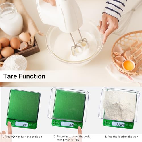 Stainless steel digital food scale 3000g capacity — photo 4