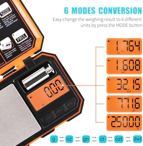 High precision digital pocket scale 500g — photo 4