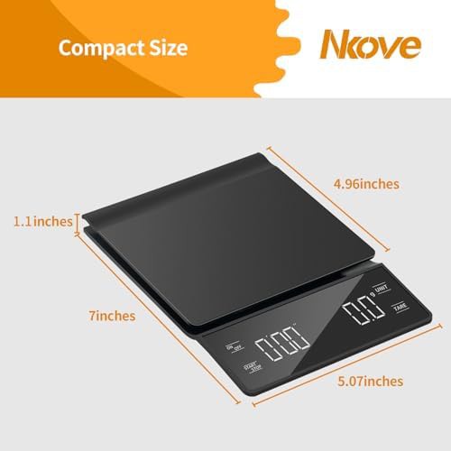 High precision coffee scale with timer — photo 4