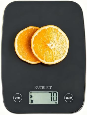 Digital baking food scale in black finish