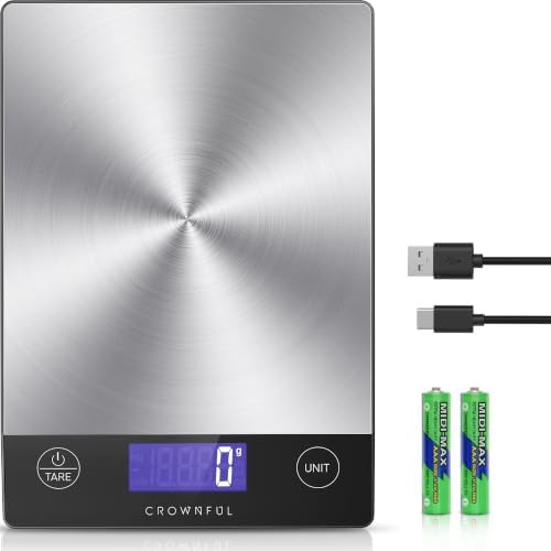Rechargeable high capacity meal prep scale