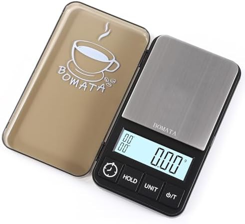 Mini travel pocket scale with built-in timer