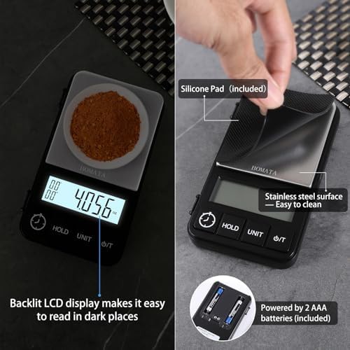 Mini travel pocket scale with built-in timer — photo 5