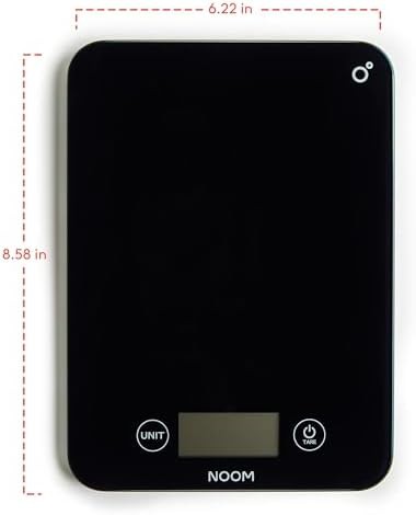 Black digital kitchen scale with LCD display — photo 3