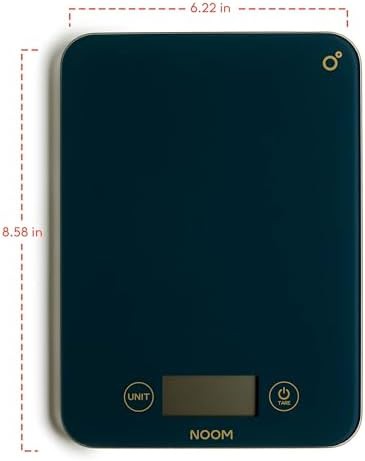 Blue digital kitchen scale with LCD display — photo 3