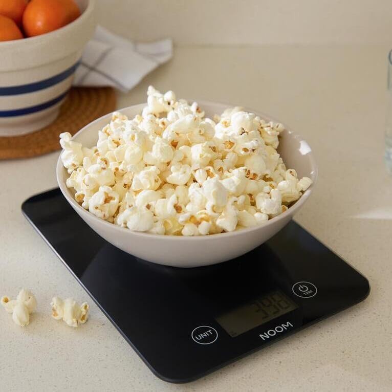 Blue digital kitchen scale with LCD display — photo 5