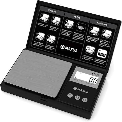 Mini pocket jewelry scale with backlit LCD