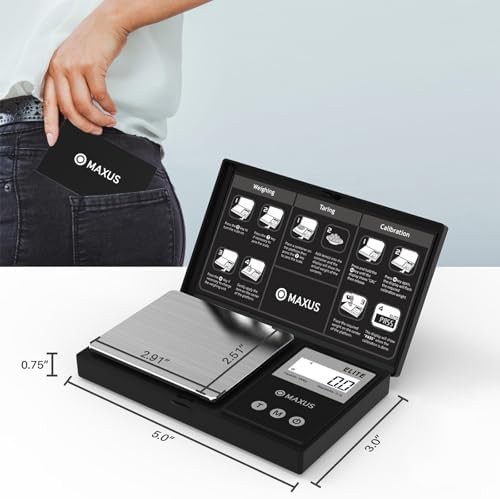 Mini pocket jewelry scale with backlit LCD — photo 3