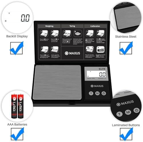 Mini pocket jewelry scale with backlit LCD — photo 5