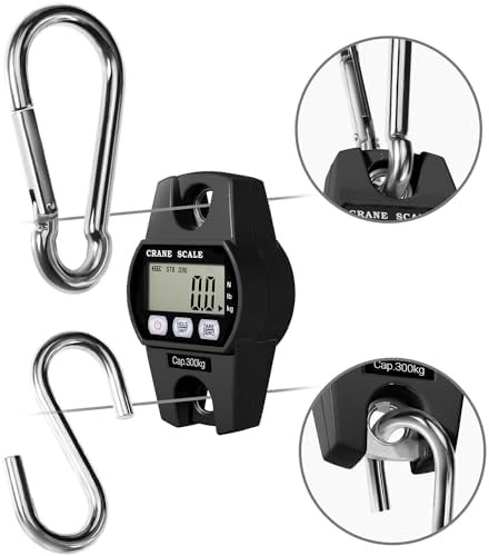 Digital Hanging Crane Scale with Steel Hook — photo 3
