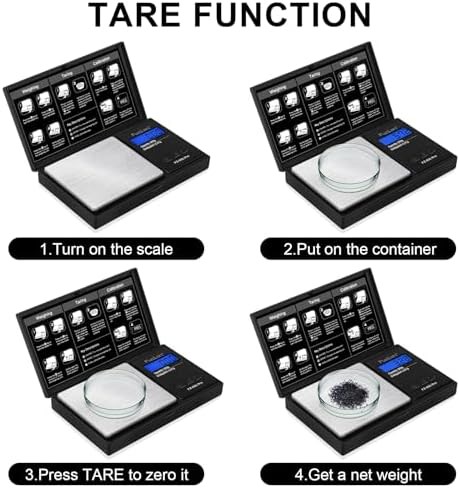 Pocket scale with calibration weight 500g capacity — photo 4