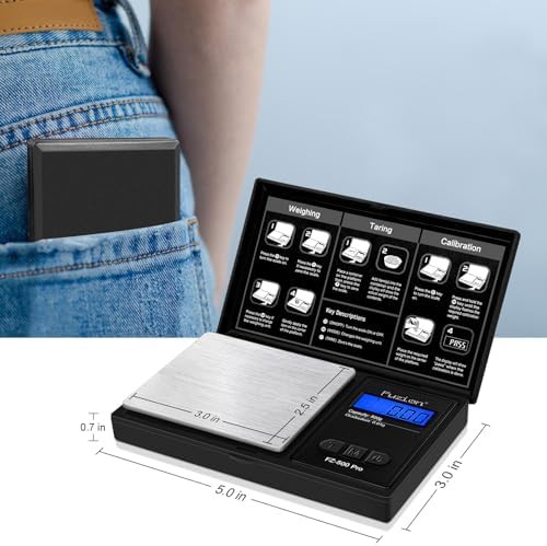Pocket scale with calibration weight 500g capacity — photo 5