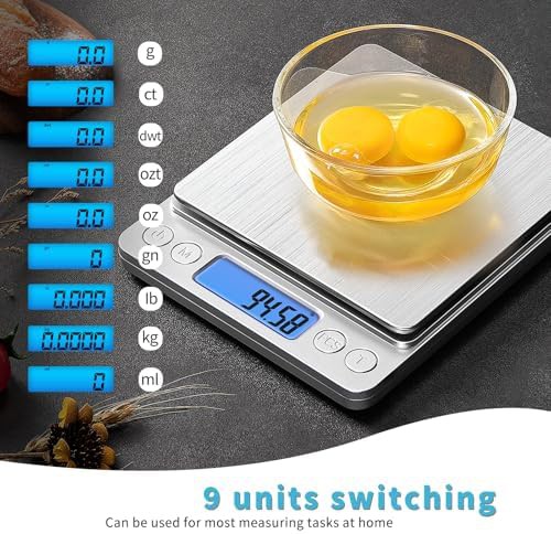 Rechargeable mini pocket scale with trays — photo 3