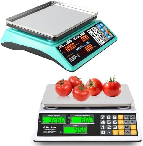 High capacity retail food scale for markets