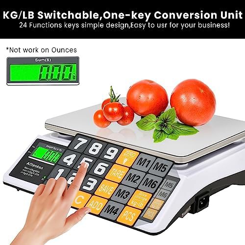 High capacity retail food scale for markets — photo 3
