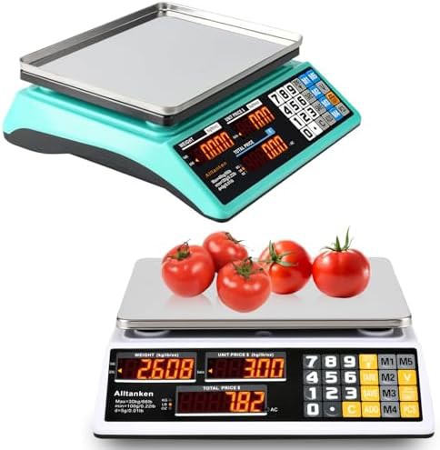 Commercial price computing scale with LED display