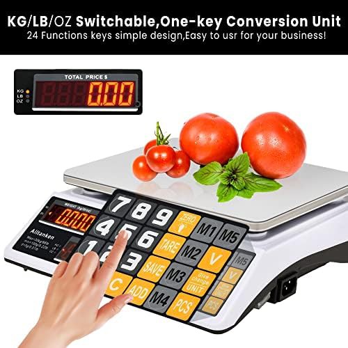Commercial price computing scale with LED display — photo 3