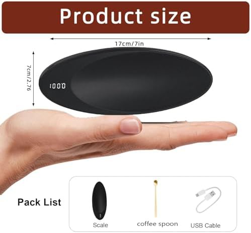 Mini rechargeable portable tea scale 500g — photo 5