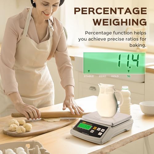 Digital food scale with stainless platter — photo 3