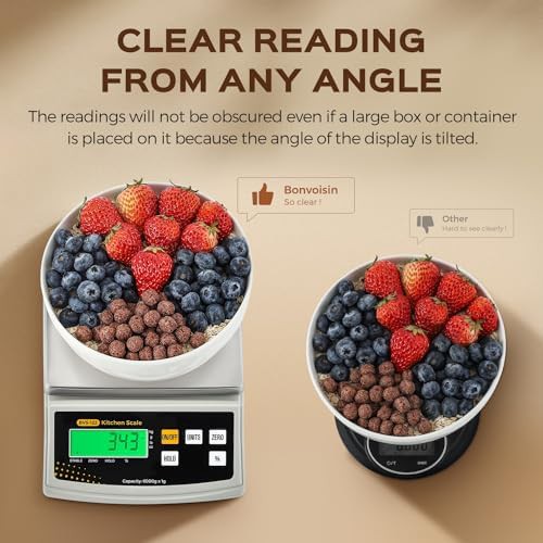 Digital food scale with stainless platter — photo 4