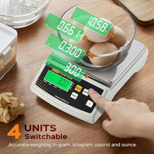 Digital food scale with stainless platter — photo 5