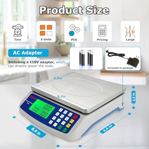 Stainless Steel Price Computing Scale 88lb — photo 3