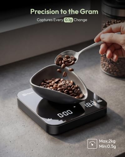 S2 Precision Espresso Scale with Timer in Black — photo 5