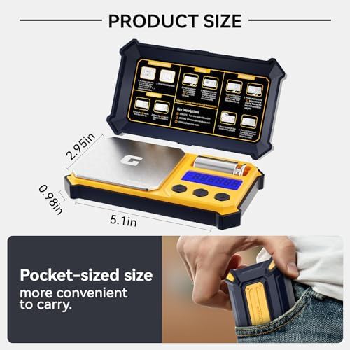 Digital Pocket Gram Scale with LCD Display — photo 3