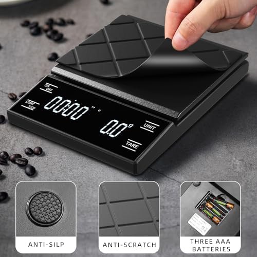Drip espresso scale with LCD timer — photo 4