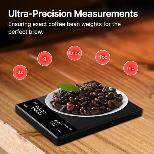 High precision coffee scale with heat resistance — photo 3