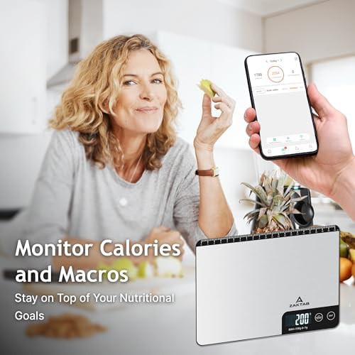 Smart stainless steel nutritional food scale — photo 3