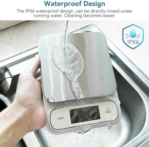 Milky white stainless steel waterproof scale — photo 3