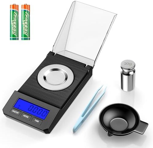 Digital milligram scale for jewelry precision